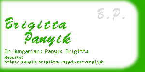 brigitta panyik business card